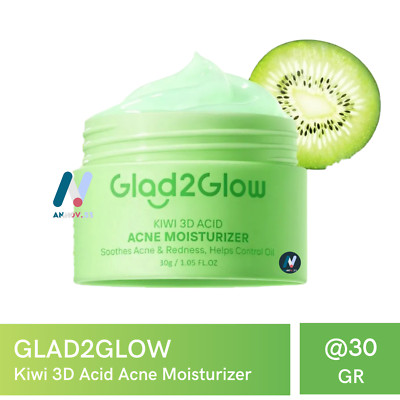 GLAD2GLOW Kiwi 3D Acid Acne Moist Barrier Soothe Redness Hydrating Oil Control