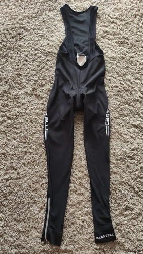 Castelli Nano Flex Water Repellent Men's Fleece Cycling Bib Tights Size: L NEW!