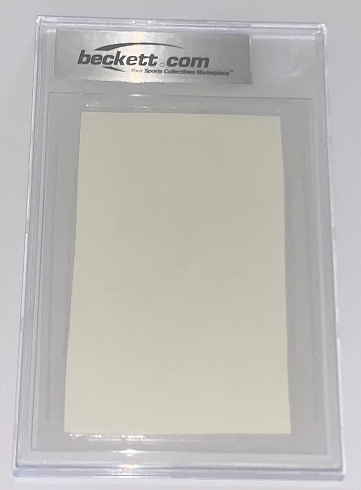 Sergio Garcia signed Index Card Full Signature Masters golf pga beckett slab - Image 4 of 4