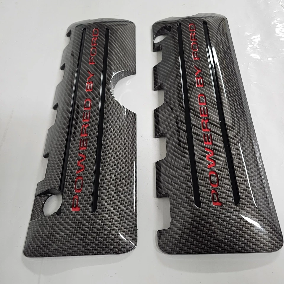 2011-2022 Mustang GT, GT350, 5.0, 5.2 OEM Coil Covers Carbon Fiber murdered out - Image 2 of 4