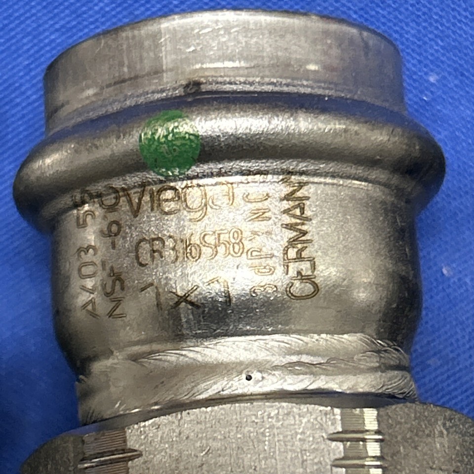 Raccordo Unione Viega ProPress 316 In Acciaio Inox 1 Pollice - Nuovo Senza Scatola - Foto 3