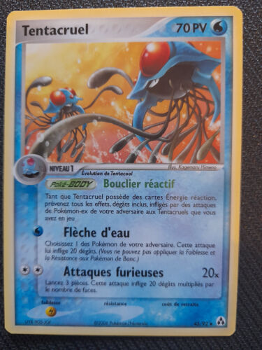 Carte Pokémon Tentacruel - 45/92 - EX Créateurs de Légendes - Occasion - FR - Photo 1/4