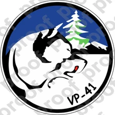 STICKER USN VP 41 HUSKIES