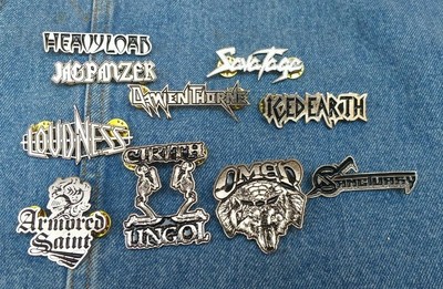 s l400 Sanctuary Armored Saint Heavy Load Loudness Cirith Ungol pin badge heavy metal | Cirith Ungol Online