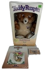 Teddy Ruxpin 1985 World Of Wonders Animated Non Talking Bear Airship Book Tape