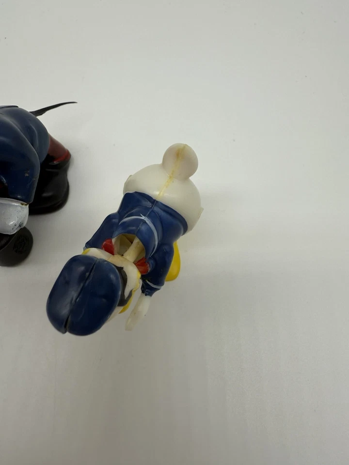 Lote 3 de plástico duro vintage de Marx Disney - Mickey Mouse Goofy Donald años 50 Foto 4 de 4