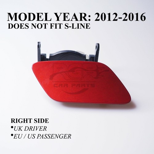 Audi Q5 8R 12-16 Scheinwerfer Wäscher Abdeckung Rechts Side Original Vulkan Rot