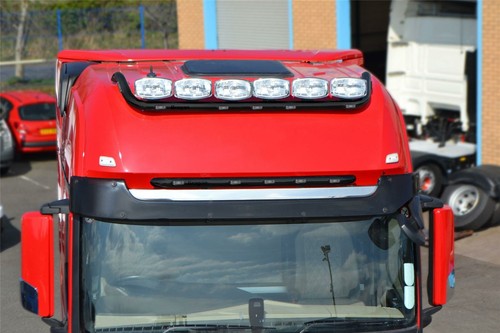 Roof Bar BLACK + LEDs + Spots + Beacons For Mercedes Actros MP5 19+ Giga Space - Picture 3 of 11