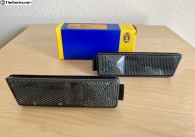 VW JETTA Golf MK3 Side Markers SET SMOKED HELLA | eBay