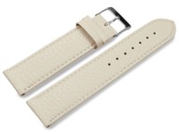 Uhrenarmband Weiches Leder Genarbt Creme 12Mm 14Mm 16Mm 18Mm 20Mm 22Mm