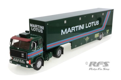 Volvo F 89 Formel 1 Renntransporter Martini Lotus Andretti Reutemann 1:43 IXO
