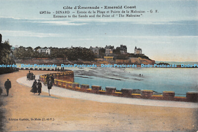 R330680 Cote d Emeraude Smaragdküste Dinard Eingang zum Sand und zum Punkt