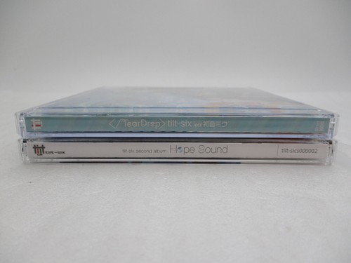 tilt-six Vocaloid 2CDs Tear Drop & Hope Sound w/ spine card Hatsune Miku Japan - Picture 3 of 10