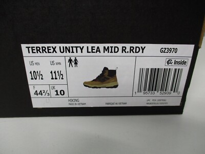 Adidas Terrex Unity Hiker Tan Brown Black Waterproof Boots  display picture 3
