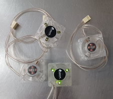 OKGear 40x40x20mm, 3 Green LED, 3 pin 4 Pack 