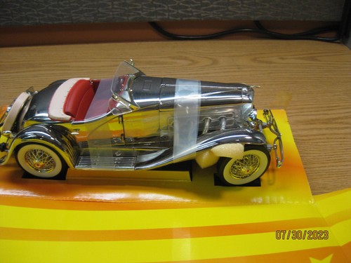 1/18 1935 DUESENBERG SSJ, CROMADO, POR ERTL/AMERICAN MUSCLE #32243 - Imagen 7 de 14