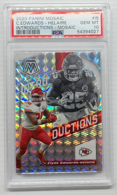 Clyde Edwards-Helaire Panini Mosaic Introductions #I5 Mosaic