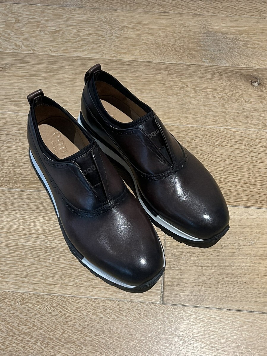 Oqua Brown Laceless Shoes