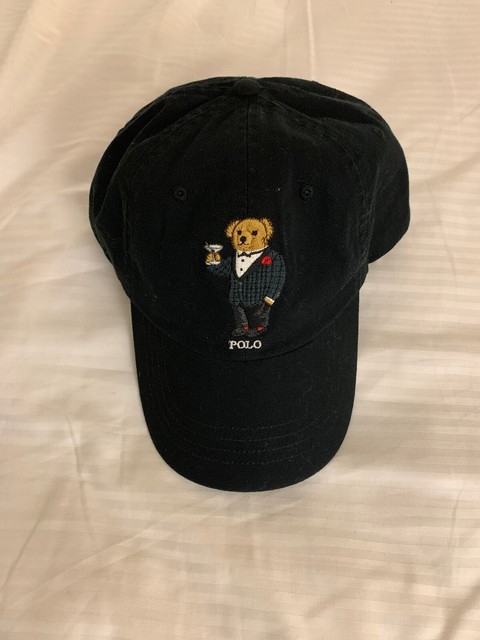 Polo Ralph Lauren Mens Teddy Bear Tuxedo Martini Adjustable Ball Cap Hat for sale online | eBay
