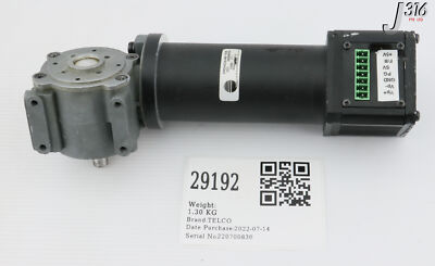 Black  29192 TELCO MOTOR W/ GEAR HEAD GRD4224-65-15IE | eBay