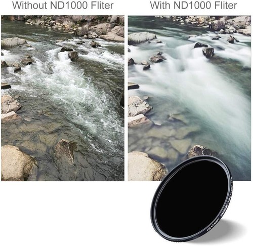 Filtro gris neutro delgado K&F Concept ND1000 (10 paradas) Nano-X 37-112 mm - Imagen 18 de 33
