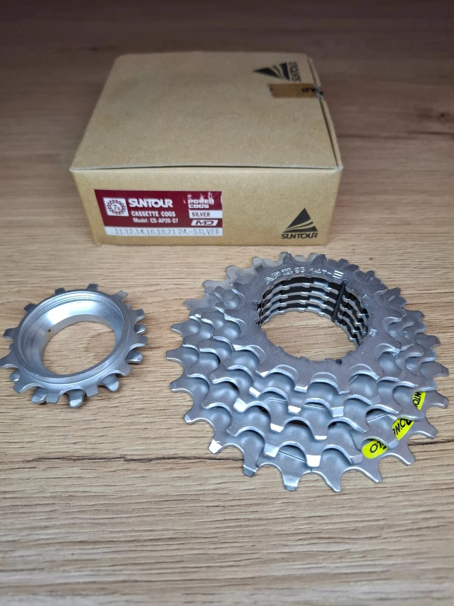 Cassette Vélo Suntour Powerflo 7 Vitesses 12-28T - Neuve - VTT Route Tandem