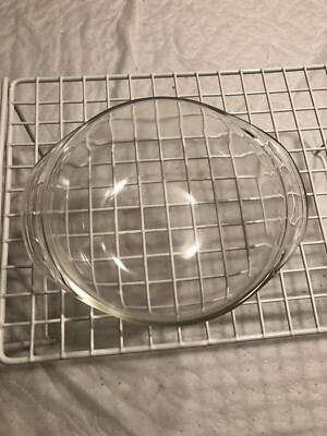 Pyrex Glass Bowl With Handles 7 1/2 In  Wide X 3 Inches Deep