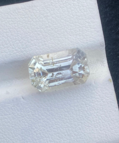 1.30 Carat Natural Emerald Cut Kunzite Loose Gemstone from Afganistan