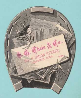AMERICANA / WERBUNG / VIEL GLÜCK - S. G. THEIS & CO. - VOR 1900