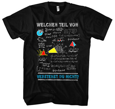 Mathematiker T-Shirt | Pysiker Mathe Lehrer Shirt Nerd Geschenk Genie Chemie |M1