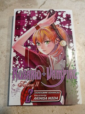 Season 2 Rosario + Vampire By Akihisa Ikeda Magna Graphic Novel