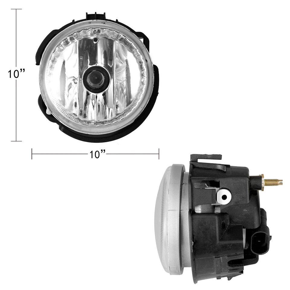 适用于 2009 - 2013 年斯巴鲁 Forester 透明镜头雾灯前保险杠灯一对 — 第 3/4 张图片