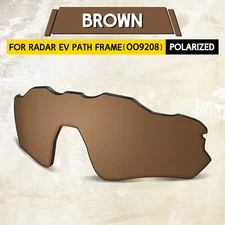 1.5MM POLARIZED Replacement Lenses for Oakley Radar EV Path OO9208, Brown