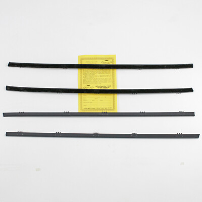 67 - 72 GM Chevy GMC Truck Feltkit Weatherstrip Fensterschachtleisten Dichtung