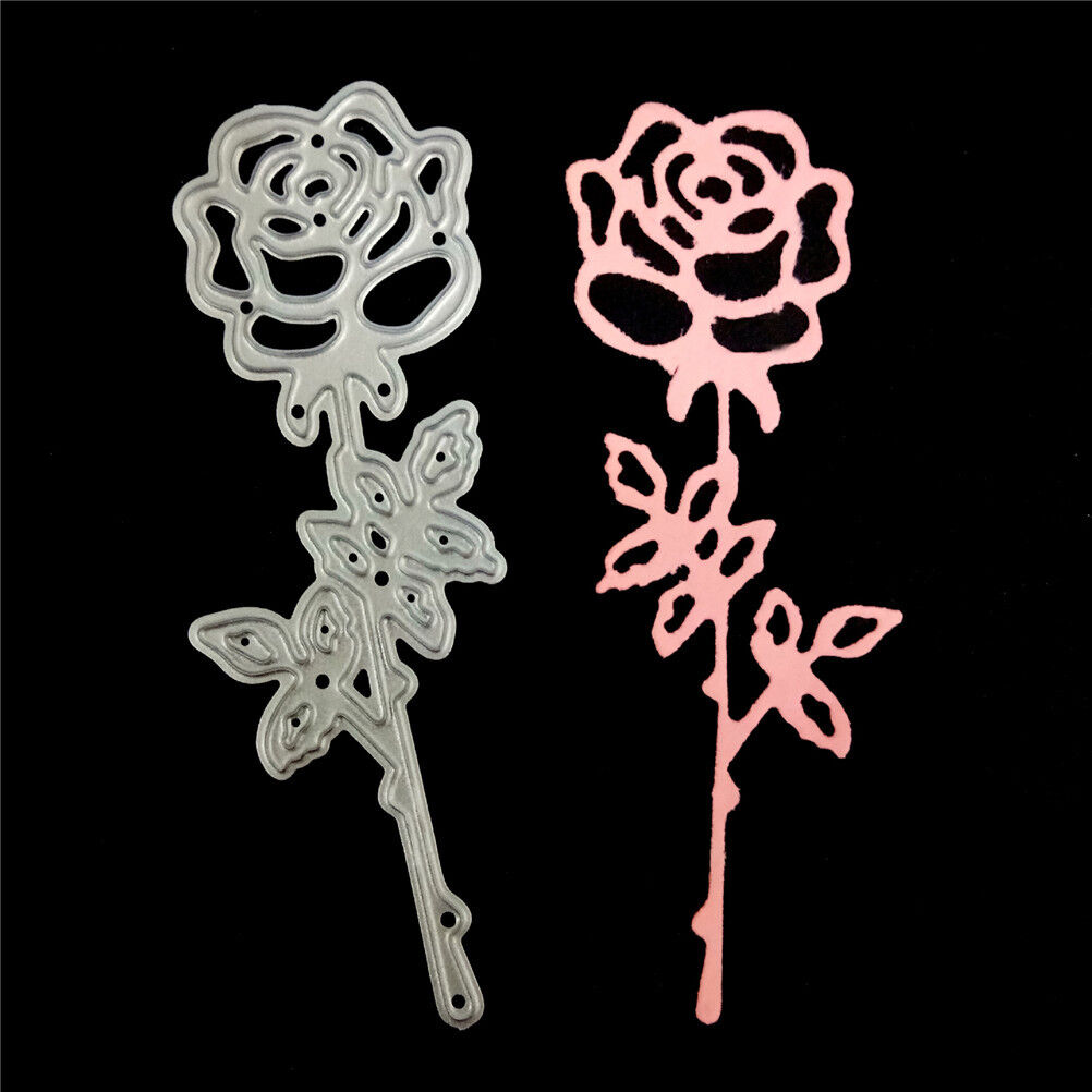 Rose Flower Metal Dies Stencil for DIY Scrapbooking Album Cards