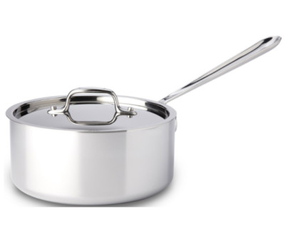 All-Clad 4203 Sauce Pan with Lid, 3-Quart - Silver