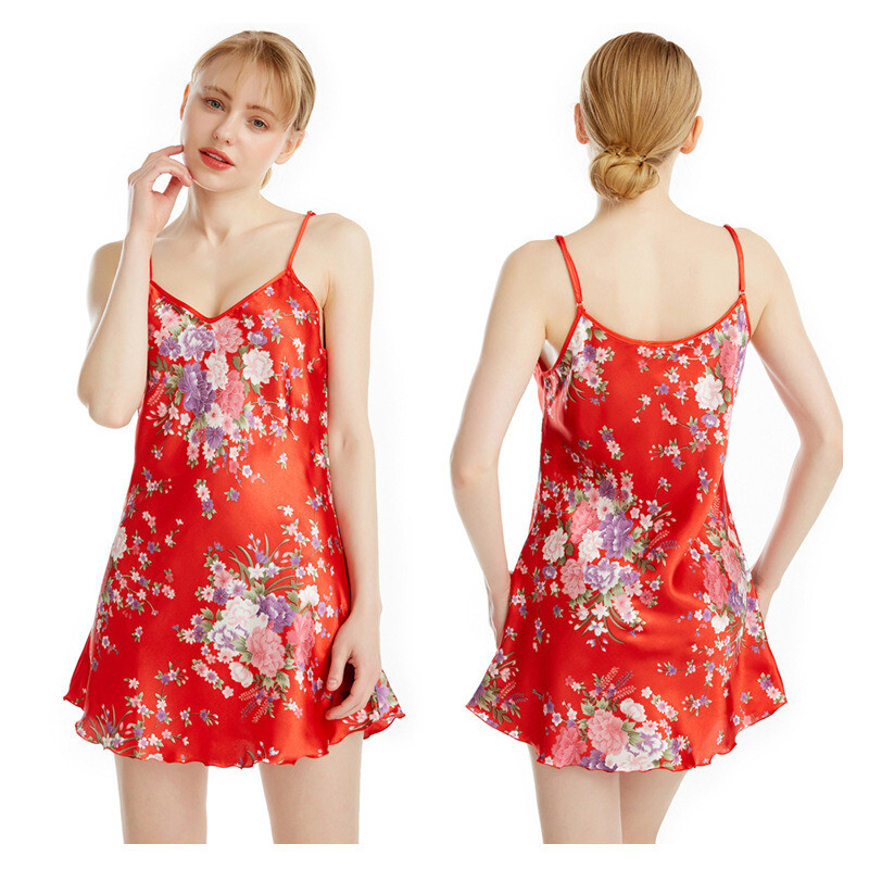 Sexy Lingerie Suspender Strap Night Gown Summer Rayon Sleep Dress Chemise  Outfit | eBay