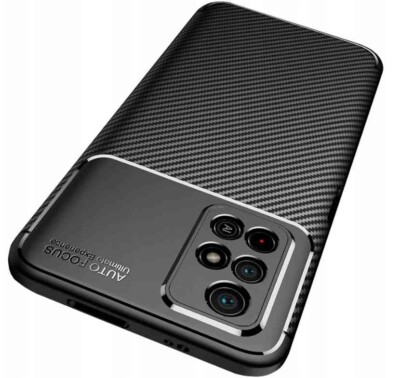 FÜR XIAOMI REDMI NOTE 11 PRO 5G - CARBON Vennus ELITE Tasche Case Hülle SCHWARZ 