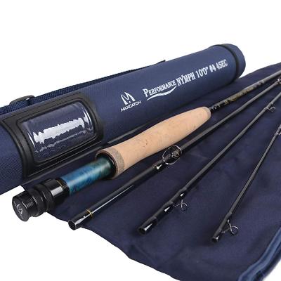 Maxcatch Nymph Fly Rod 2/3/4WT 10ft 4Sec Graphite IM10 Fast Action
