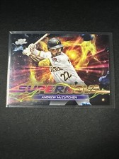 2024 Topps Cosmic Chrome Andrew McCutchen Supernova Black Eclipse 9/10