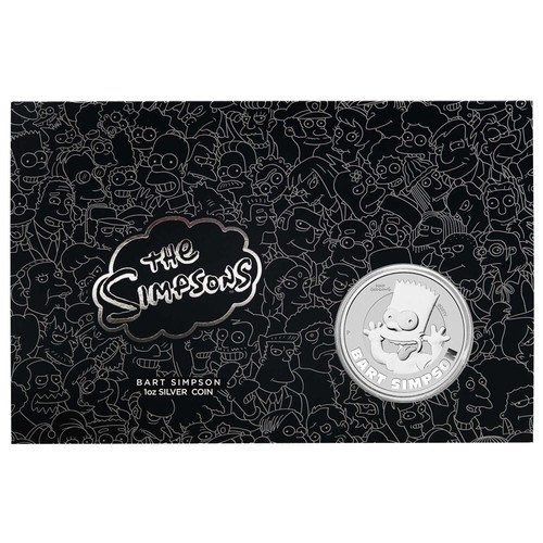 The Simpsons Bart Simpson 1oz .9999 Silver Bullion Coin - 2022 The Perth Mint - Picture 4 of 4