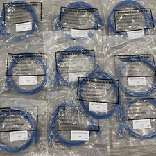 10 Pk Ethernet Patch Cable 3 Ft 3' UPT Booted CAT 6 100 Pure Copper Wire