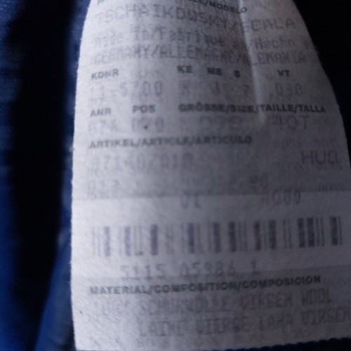 Hugo Boss Blazer Mens 40T Black Pure New Wool Super 100 One-Button Jacket Career - Picture 16 of 16