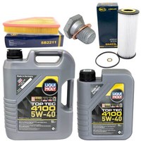MotoröL Filter Set 5W-40 6 Liter + Schraube FüR BMW 3Er 320D E90 E91 150 163 PS