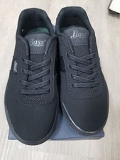 Bass Boy's Black Monochrome Low Top Sneakers Shoes