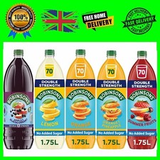 Robinsons Double Strength No Added Sugar Squash 1.75 L Pack of 1 Free UK Deliver