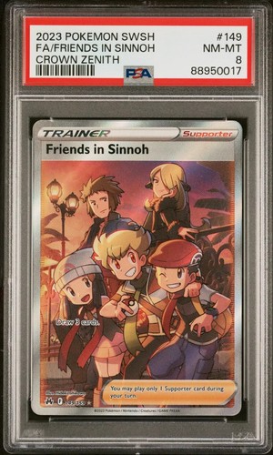 Friends in Sinnoh graded PSA 8 for sale on eBay