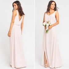 Show Me Your Mumu Kendall blush pink - nude maxi dress, X-small