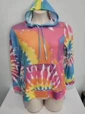 NWT Ebb & Flow Plus Size Pullover Tie Dye Hoodie- Size 2X