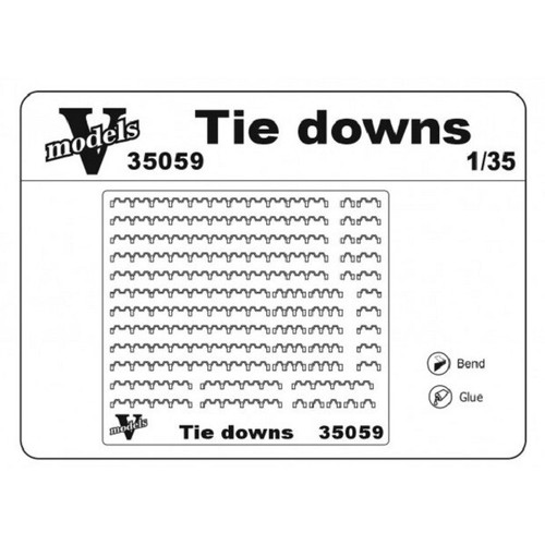 Vmodels 35059 - 1/35 - Tie downs. Staples for modern technology scale model - Picture 12 of 12